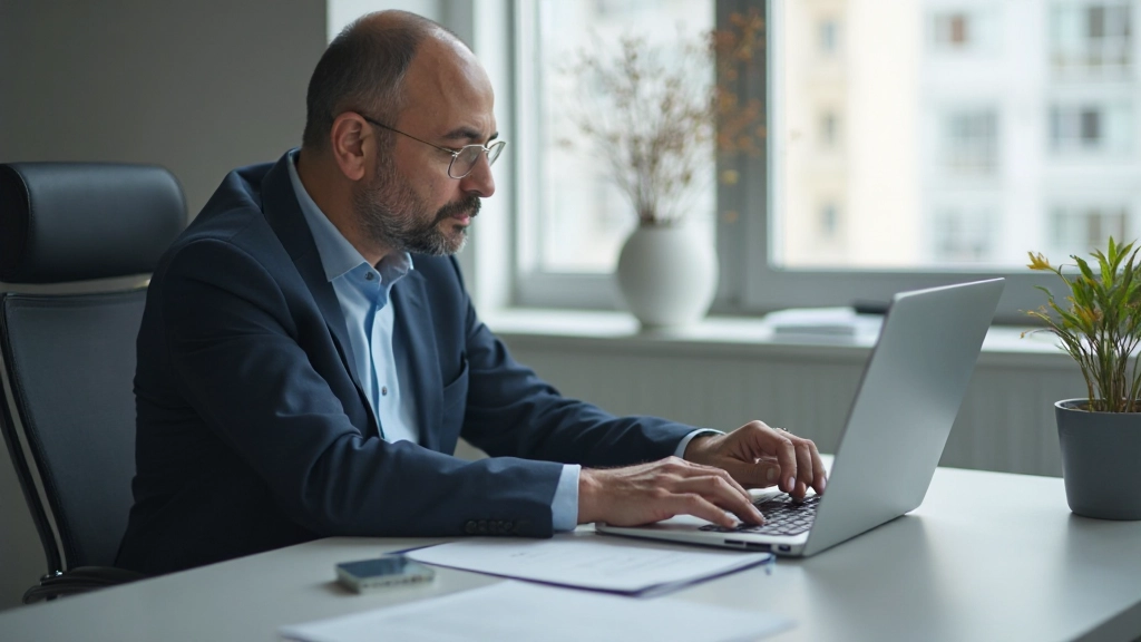 Инвестиционный портфель на экране ноутбука с графиками и финансовыми данными